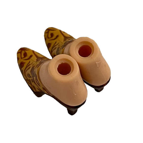 Bratz Footwear Cloe Style It! Brown Floral High Heel Clog Shoes - Picture 4 of 9